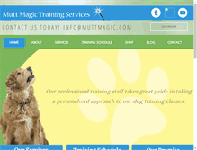 Tablet Screenshot of muttmagic.com